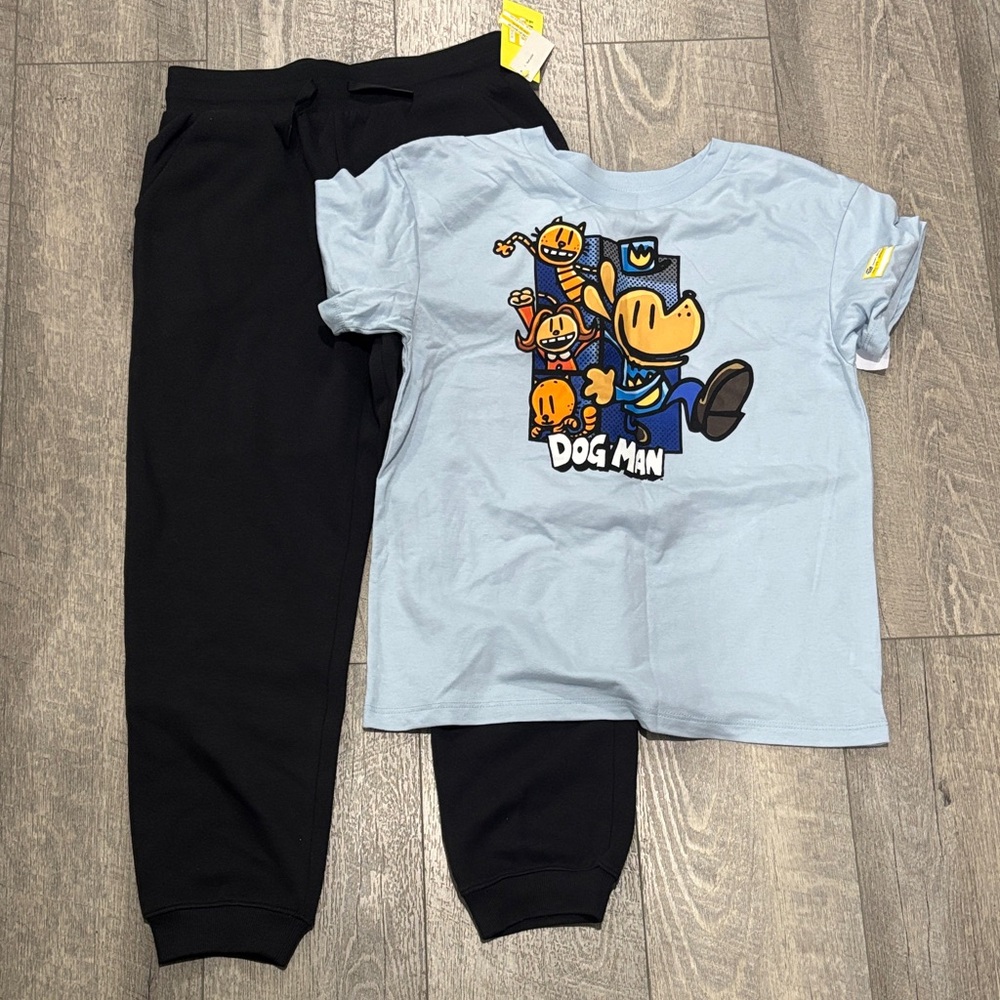 All in Motion Kids Matching Set - Light Blue and Black